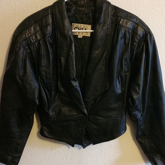 Vintage Chia Leather Jacket 